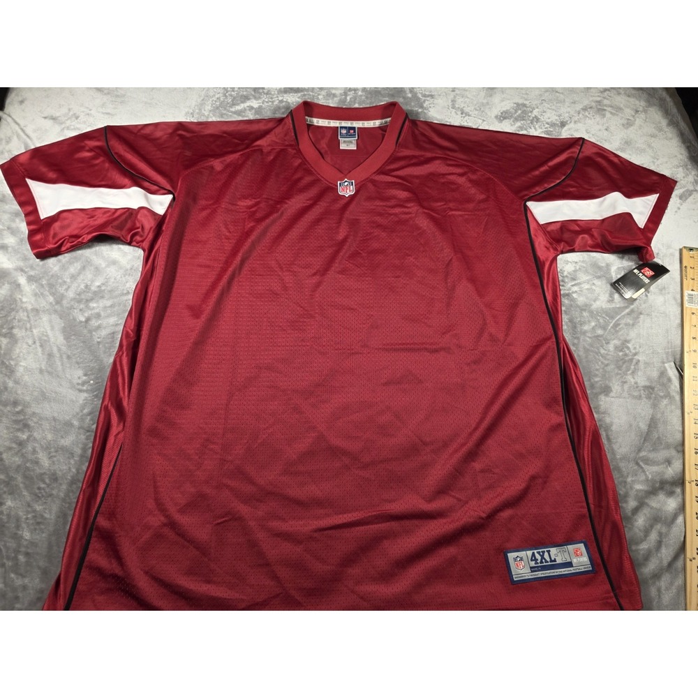 NWT NFL Pro Line Arizona Cardinals Blank Jersey 4XL-T‎ Big & Tall